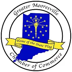Seal of Mooresville Chamber of Commerce.[10]