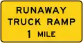 W7-4 Runaway truck ramp (distance)