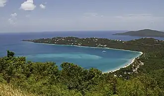 Magens Bay in northern Saint Thomas is a popular tourist attraction in the U.S.V.I.