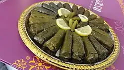 An Egyptian version of grape leaf dolma