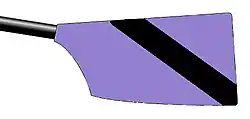 Image showing the rowing club's blade colours