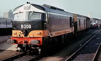 Cross Border Mail Train in Portadown 15 July 1972