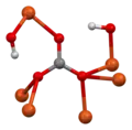 Coordination environment of carbonate