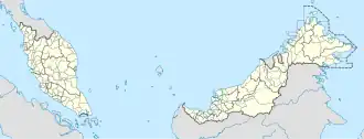 Muallim District is located in Malaysia