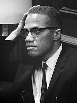 Malcolm X in March 1964