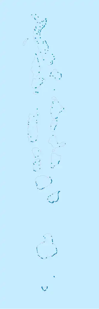 Seenu Atoll is located in Maldives