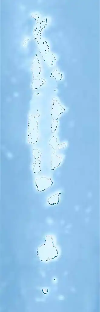 Thakandhoo is located in Maldives