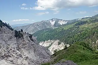 Gypsum near the Mali i Bardhë