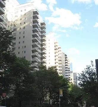 Manhattan House buildings on the Upper East Side.