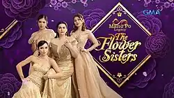 An image of Angel Guardian, Aiko Melendez, Beauty Gonzalez and Thea Tolentino. The series title is displayed on the right side of the image. The logo of GMA Network is displayed on the upper right side of the image.