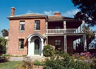 Massey Homestead, the former residence of William Massey prime minister of New Zealand and notable resident of Māngere