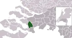 Location of Bergen op Zoom