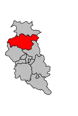 Location of the canton in the arrondissement of Bar-le-Duc