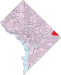 Deanwood within the District of Columbia