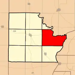 Location in Brown County