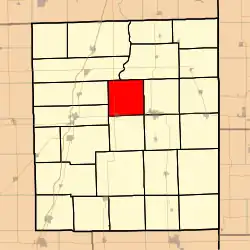 Location in Iroquois County