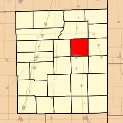 Location in Iroquois County
