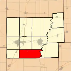 Location in Coles County