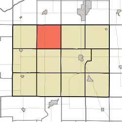 Location in Pulaski County