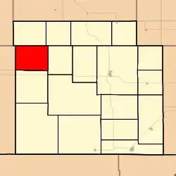 Location in Barber County
