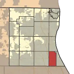 Location in Lake County