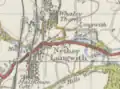 Map of Nether Langwith in 1945