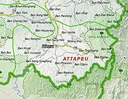 Location in Attapeu Province