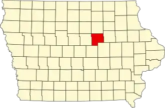 State map highlighting Grundy County