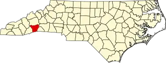 State map highlighting Henderson County