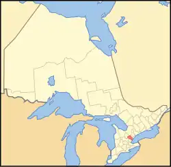 Location in Ontario