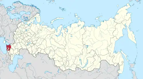 Location of Praskoveyevka