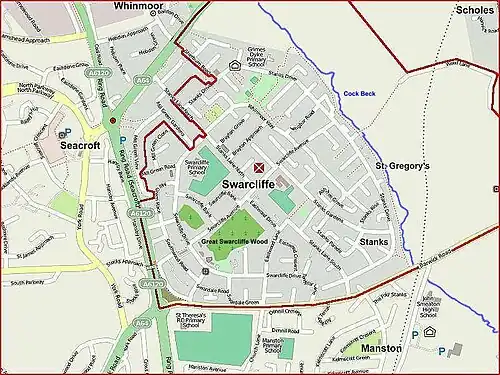 Boundary Map of Swarcliffe