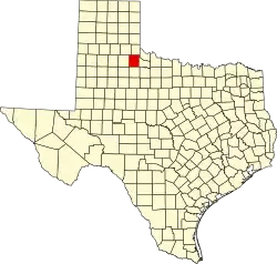 State map highlighting Cottle County
