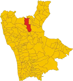 Castrovillari within the Province of Cosenza and Calabria