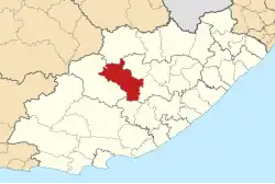 Location in the Eastern Cape