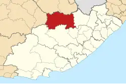 Location in the Eastern Cape