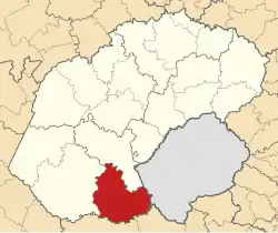 Location in the Free State