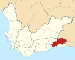 Location of George Local Municipality within the Western Cape