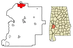 Location in Marengo County, Alabama