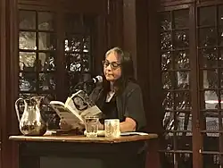 Christakos at the Kelly Writers House in 2016