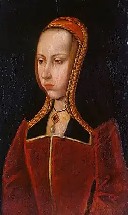 Attributed to Pieter van Coninxloo, c. 1500; the portrait sent to Henry VII of England