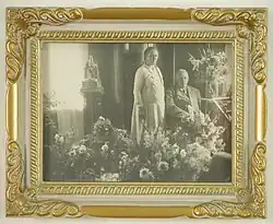 Maria Qvist and her husband on Maria's 50th birthday in 1929