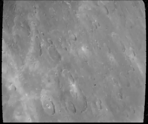 Mariner 10 image with Whitman in upper left