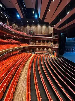Marlowe Theatre Canterbury from circle sides designed by Keith Williams Architects