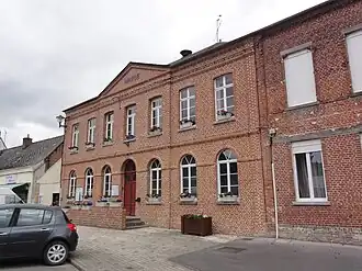 The town hall of Marly-Gomont