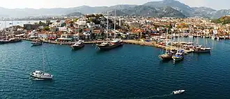 Marmaris located in Muğla Province