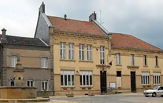 The town hall in Marville
