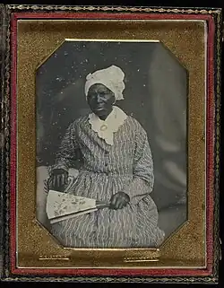 Portrait of Mary Brice, a woman enslaved at the Point of Honor plantation c. 1853.