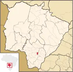 Location in Mato Grosso do Sul state