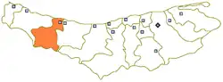 Location of Chalus